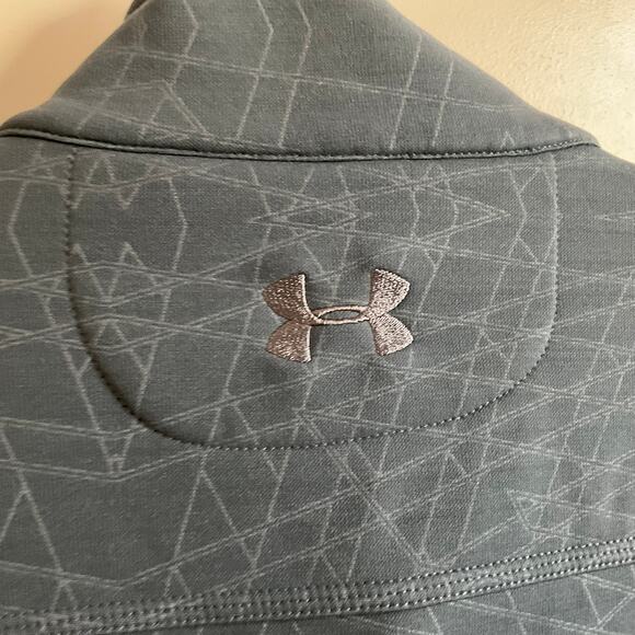 Under Armour Men’s Y2K Grey Fleece Lined Full Zip Jacket - Size Large - Picture 9 of 11